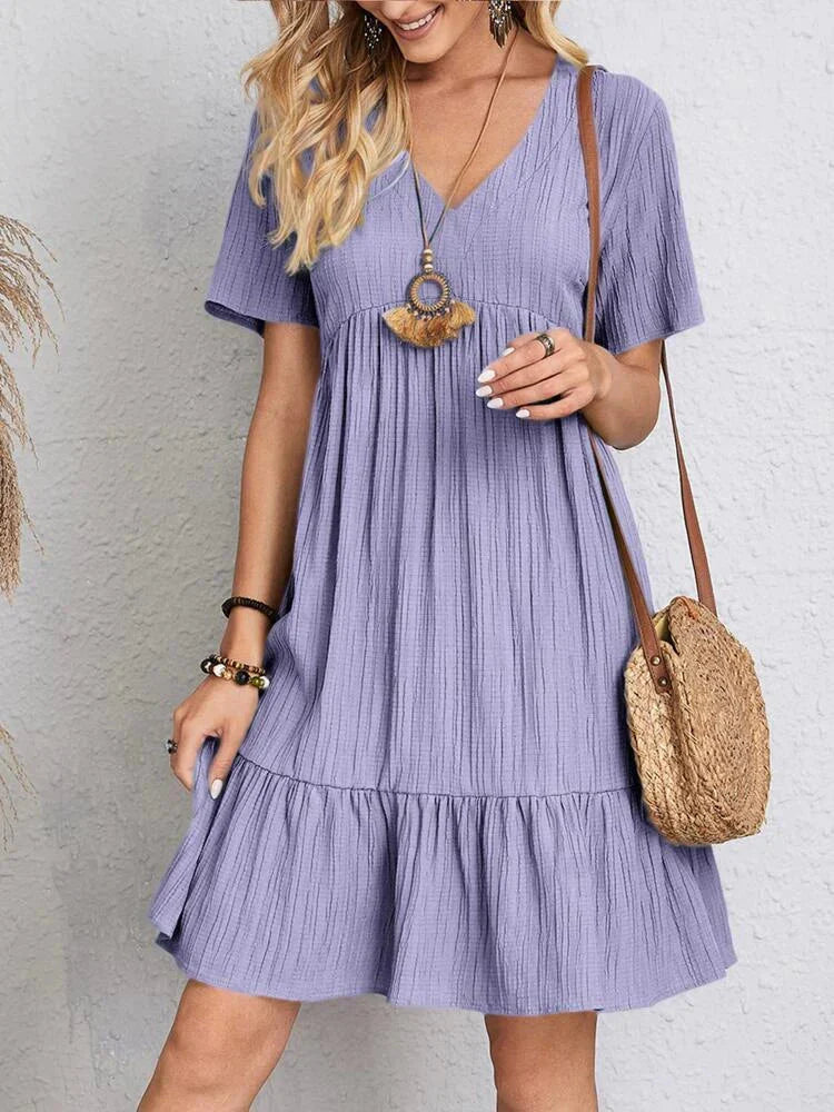 Vestido Casual Soltinho Midi