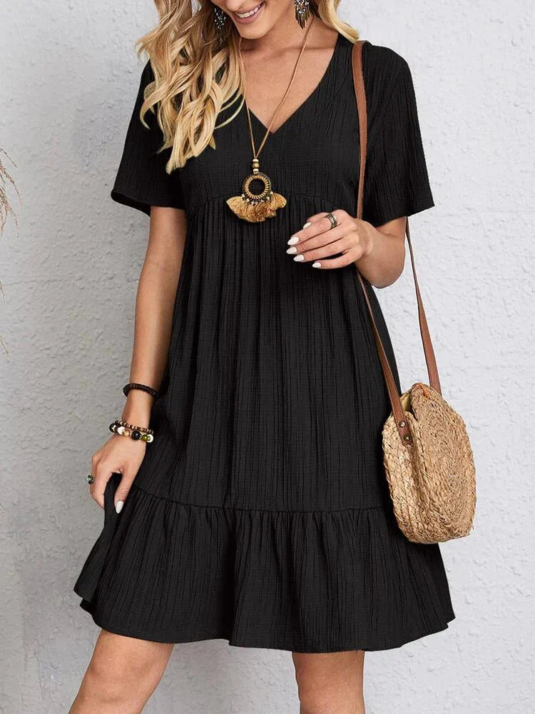 Vestido Casual Soltinho Midi