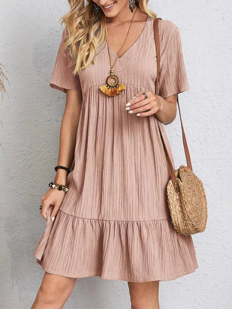 Vestido Casual Soltinho Midi