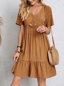 Vestido Casual Soltinho Midi