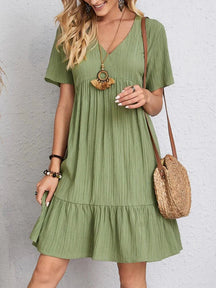 Vestido Casual Soltinho Midi